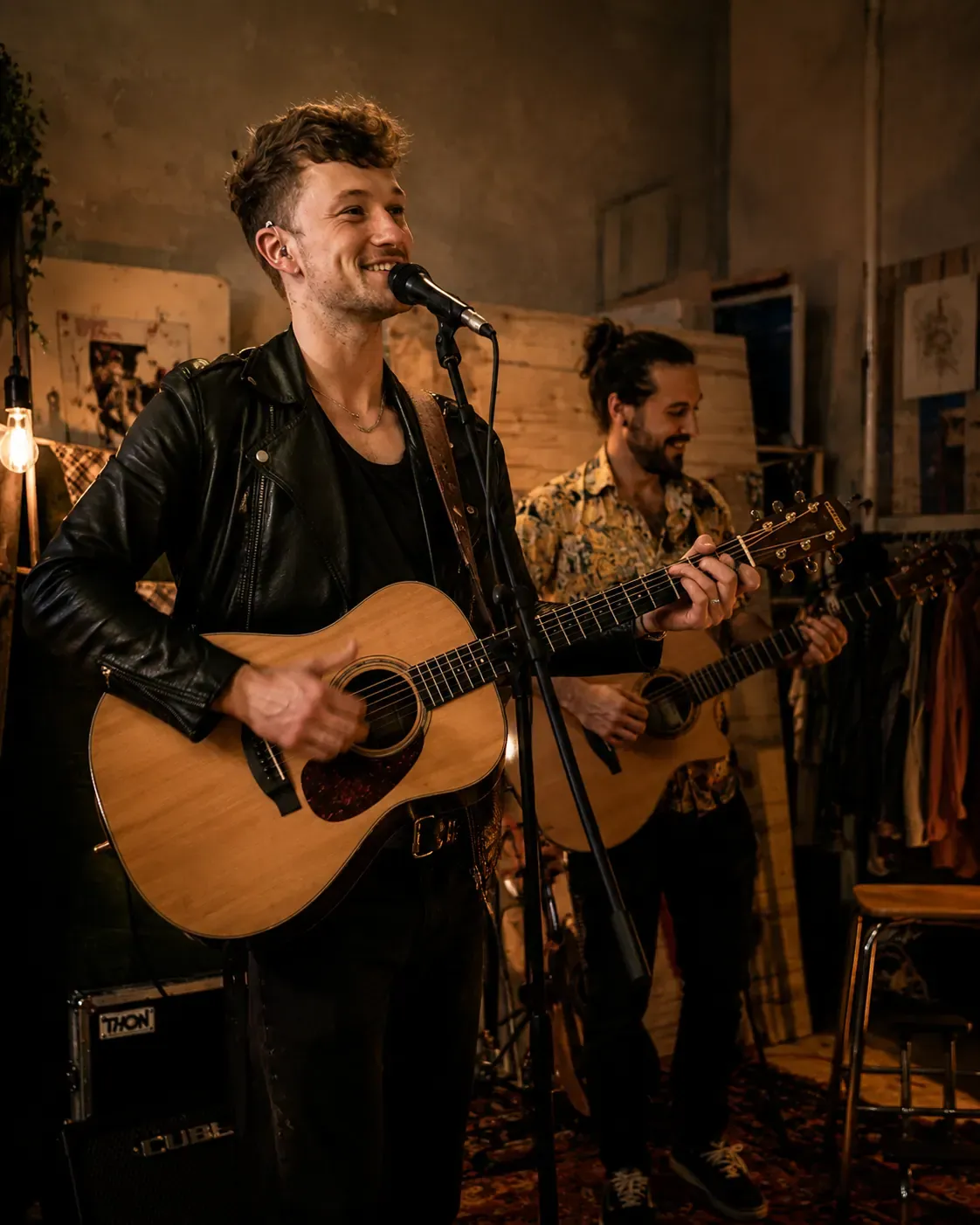Andreas performing live