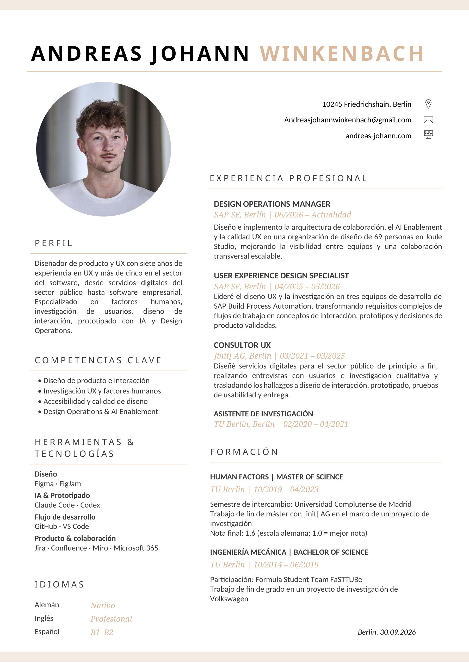 Vista previa del CV de Andreas Johann Winkenbach
